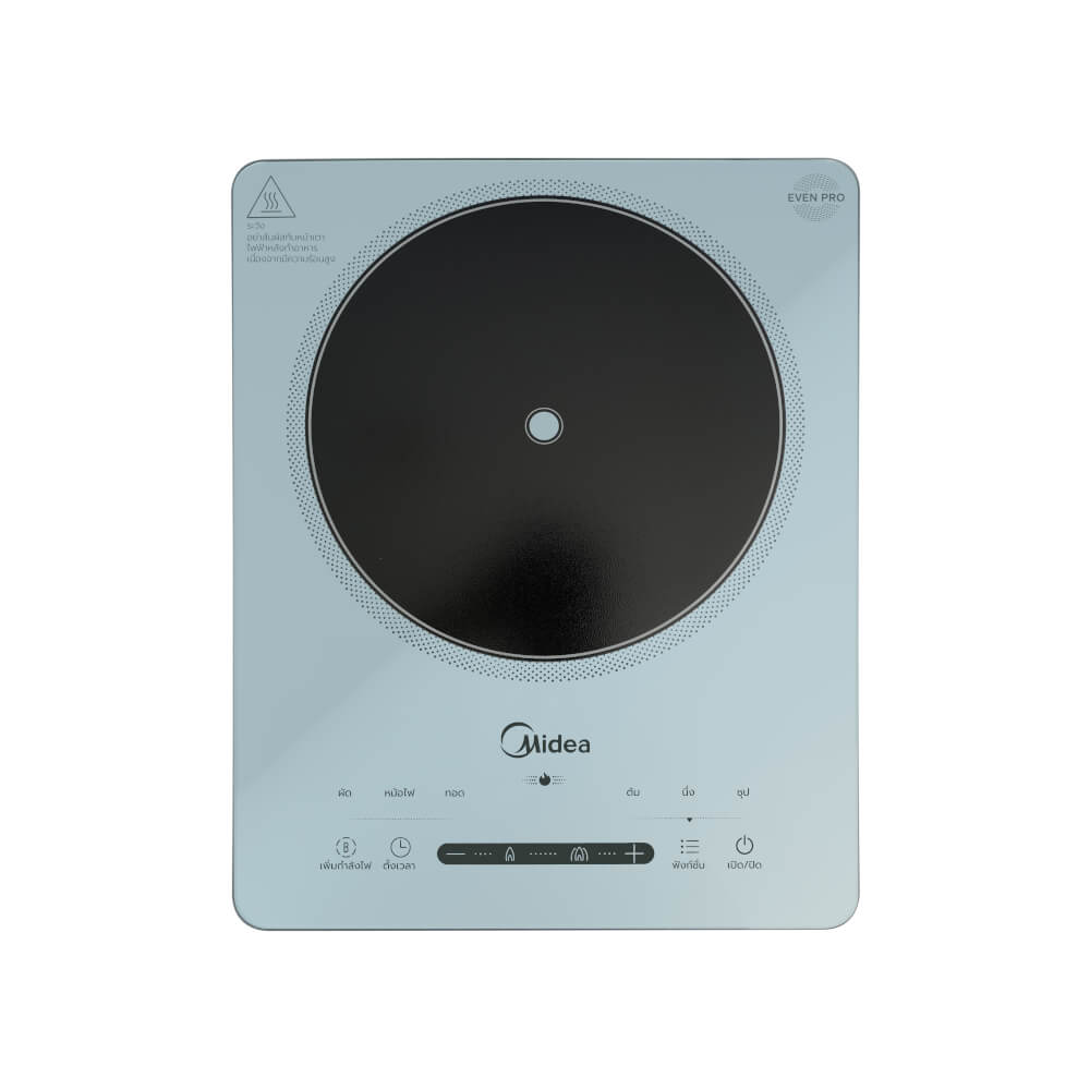  เตาแม่เหล็กไฟฟ้า Midea COOKKY2200 series รุ่น MIC220TLAGB2 สีฟ้า